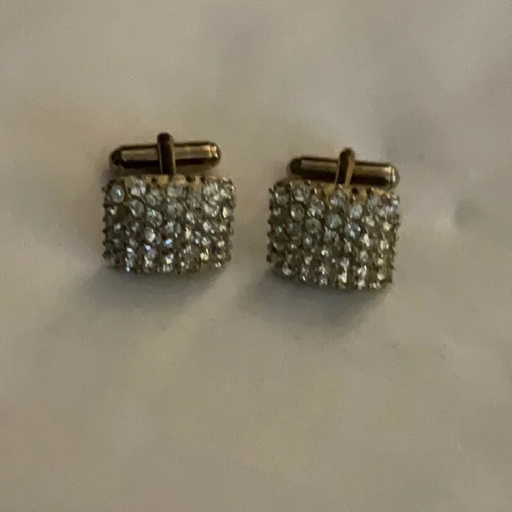 Rhinestone Cufflinks